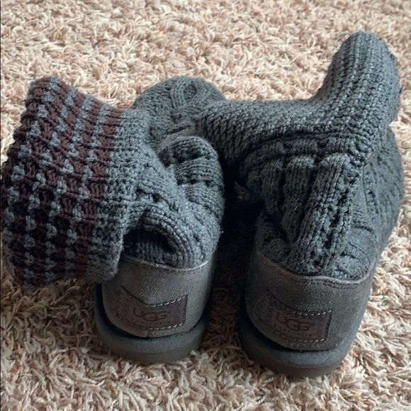 UGG Shoes - Ugg gray sweater boots